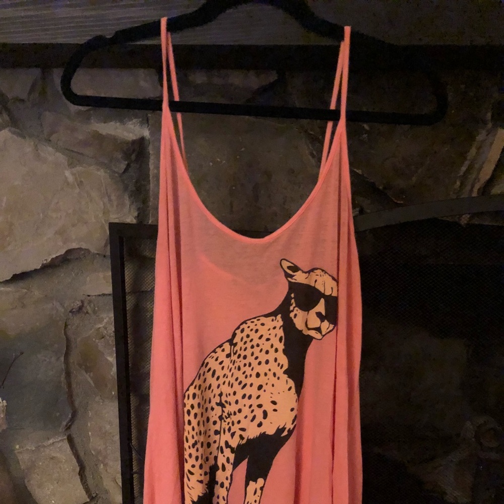 Wildfox tank with cool leopard